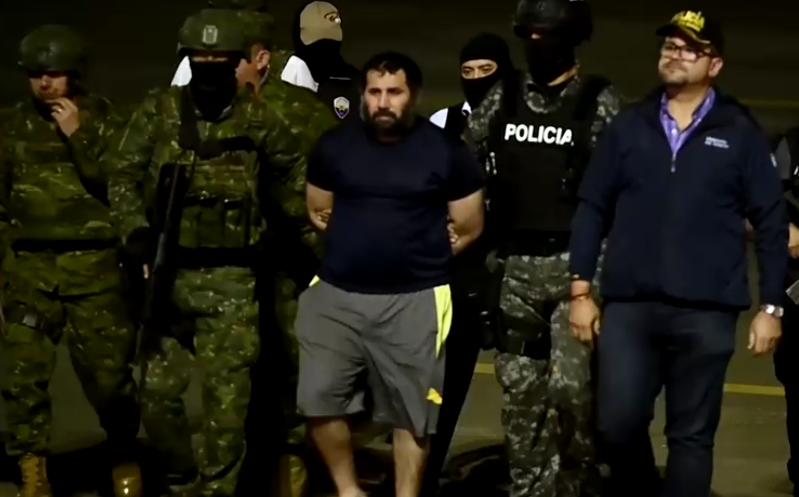 Fugitivo mais procurado do Equador indiciado pelos EUA chega a Guayaquil Fugitivo mais procurado do Equador indiciado pelos EUA chega a Guayaquil