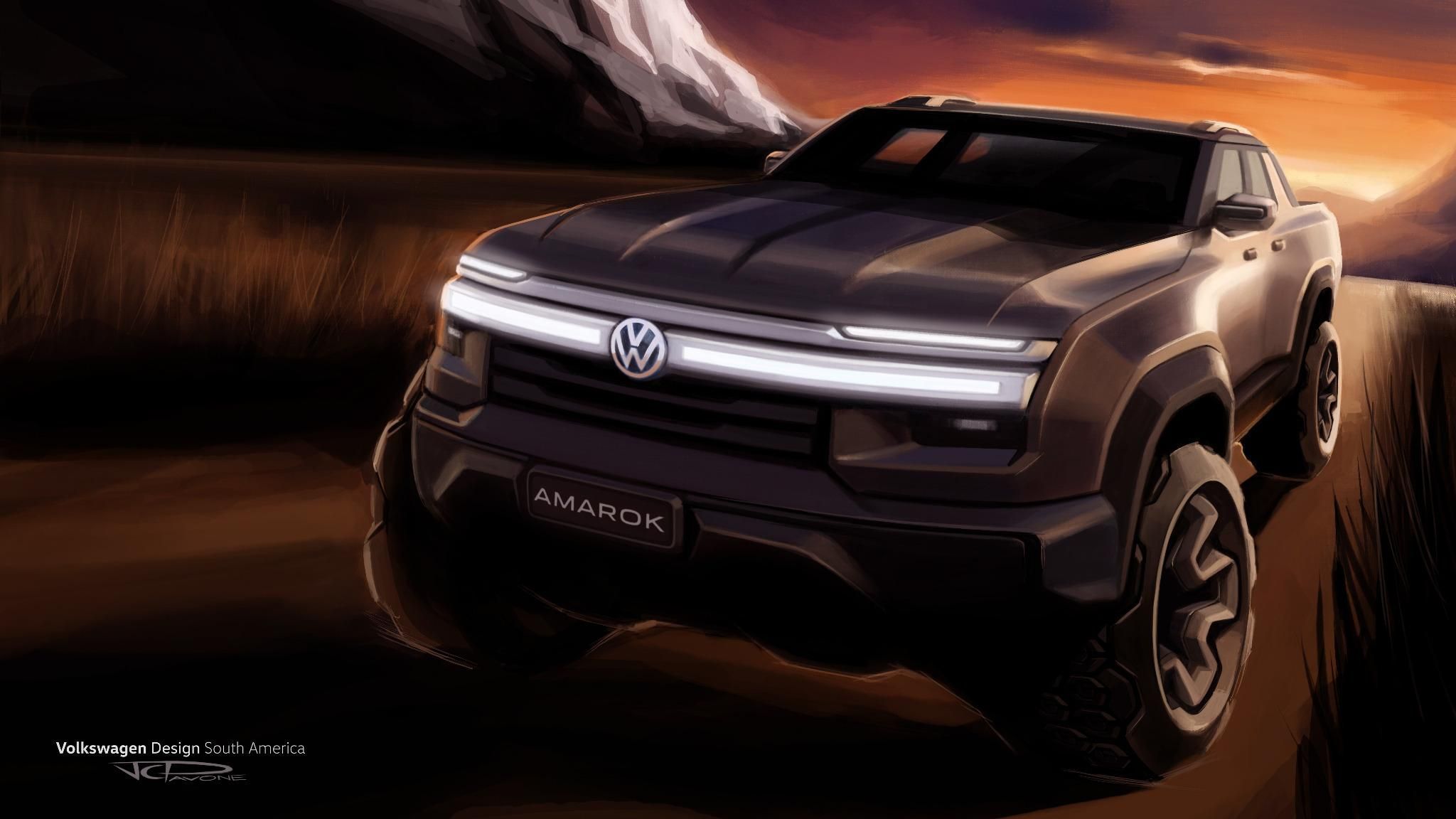 O que esperar da nova Amarok: picape maior, visual inédito e base chinesa O que esperar da nova Amarok: picape maior, visual inédito e base chinesa