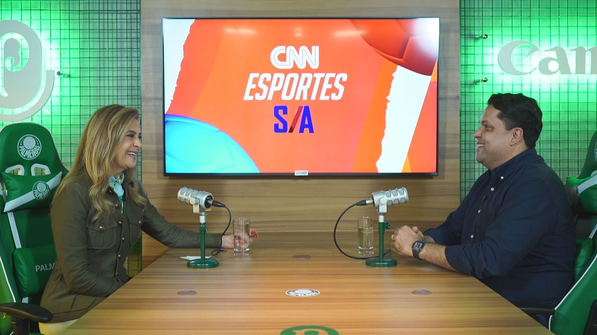 Com Leila Pereira, CNN Esportes S/A chega à 100ª edição