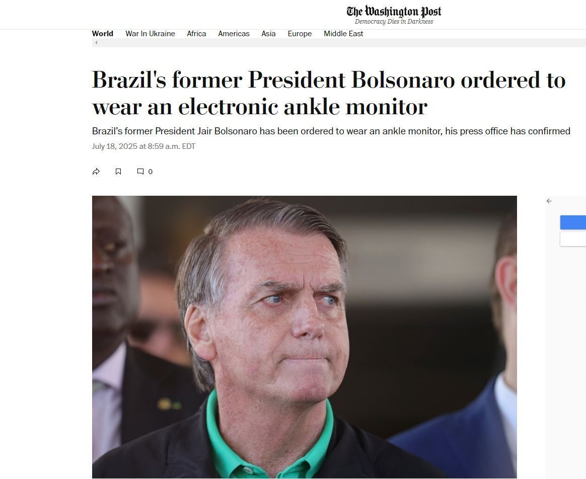 Imprensa internacional repercute operação da PF contra Bolsonaro Imprensa internacional repercute operação da PF contra Bolsonaro