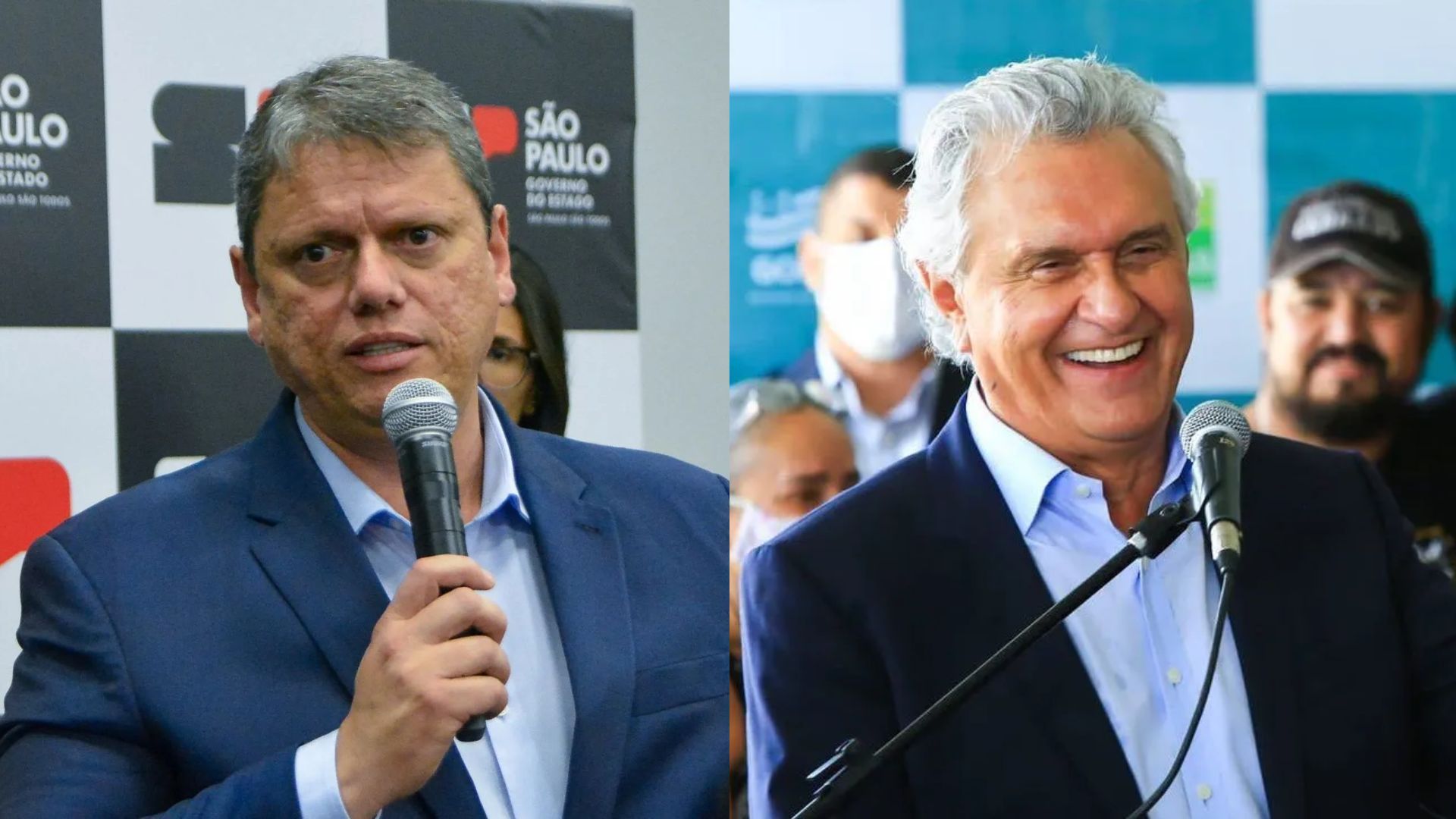 Caiado: Tarcísio faz grande gestão e é referência para nós Caiado: Tarcísio faz grande gestão e é referência para nós