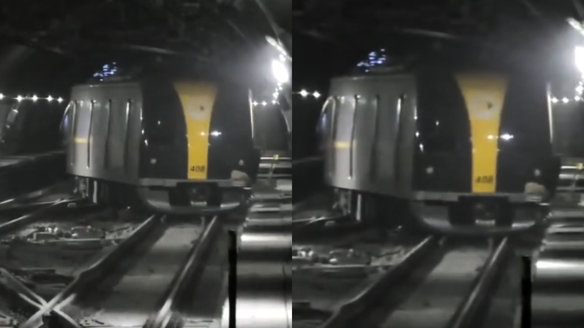 Após trem descarrilar, Linha 4-Amarela amanhece com impactos e lentidão Após trem descarrilar, Linha 4-Amarela amanhece com impactos e lentidão