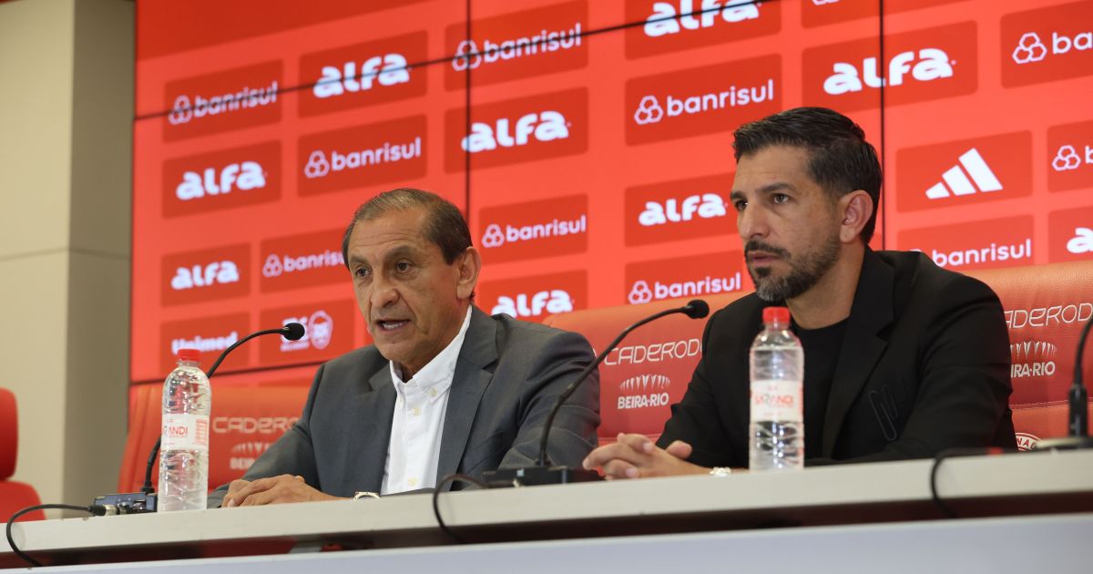 Ramón Díaz é apresentado pelo Inter e dispara: “Desafios nos agradam” Ramón Díaz é apresentado pelo Inter e dispara: “Desafios nos agradam”