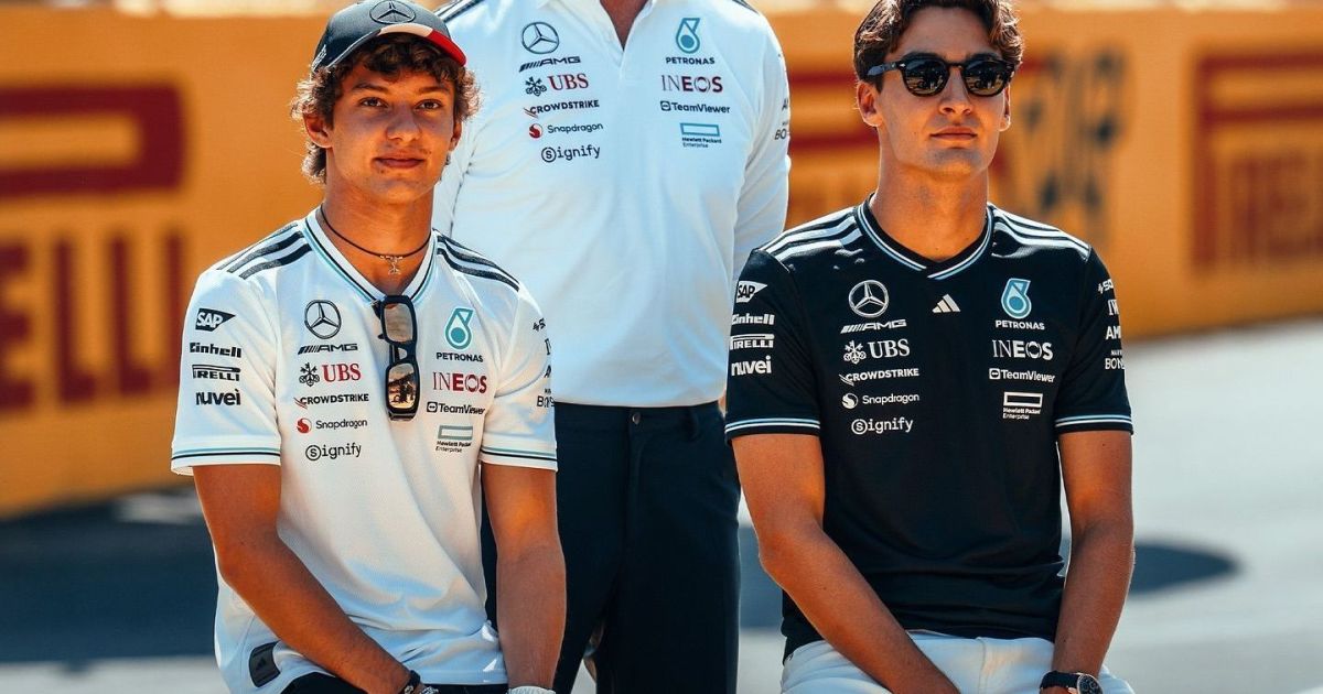 Fórmula 1: Mercedes confirma Russell e Antonelli para a temporada de 2026