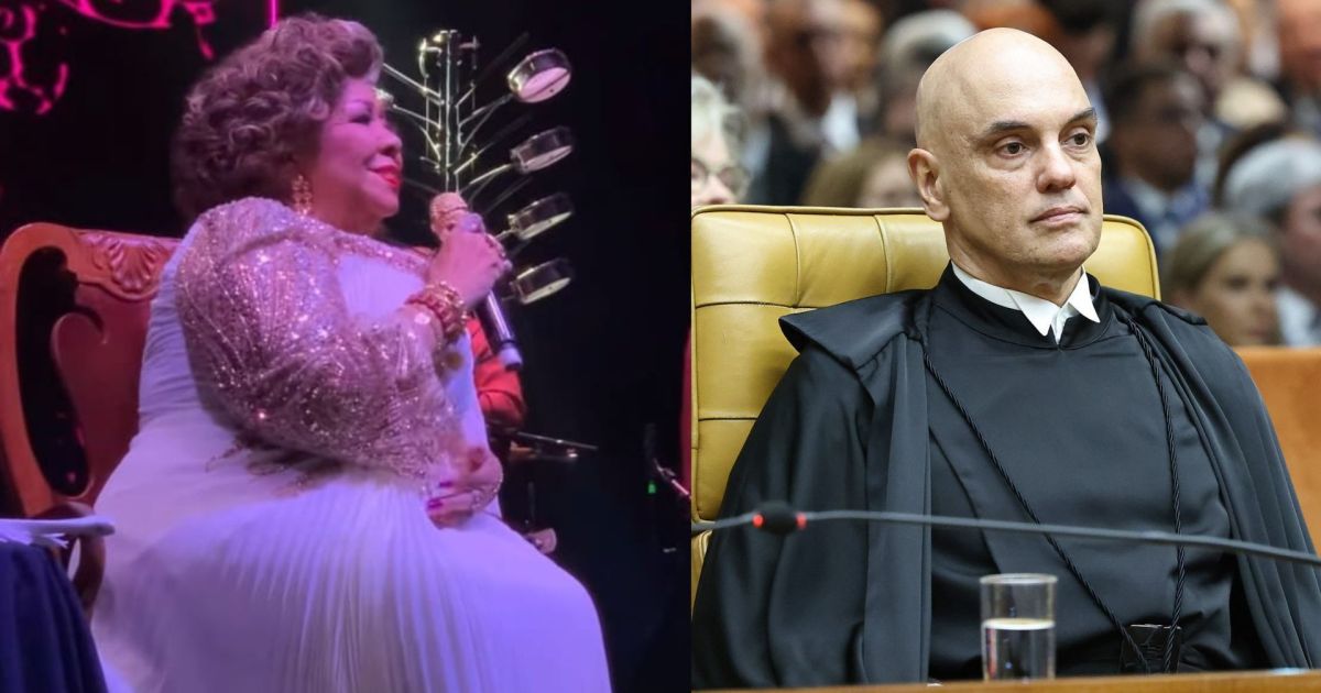 Alcione dedica show em Brasília para Alexandre de Moraes: “Ele é amado” Alcione dedica show em Brasília para Alexandre de Moraes: “Ele é amado”