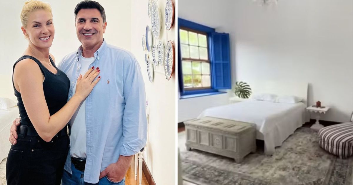 Ana Hickmann e Edu Guedes mostram primeiro cômodo da nova mansão; veja