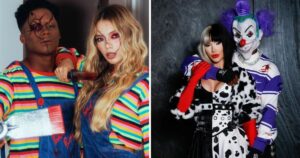 Veja fantasias dos convidados no Halloween de Virginia e Vini Jr