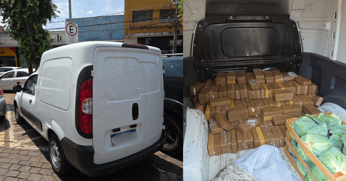 Polícia apreende R$ 21 milhões em cocaína dentro de Fiorino em SP Polícia apreende R$ 21 milhões em cocaína dentro de Fiorino em SP