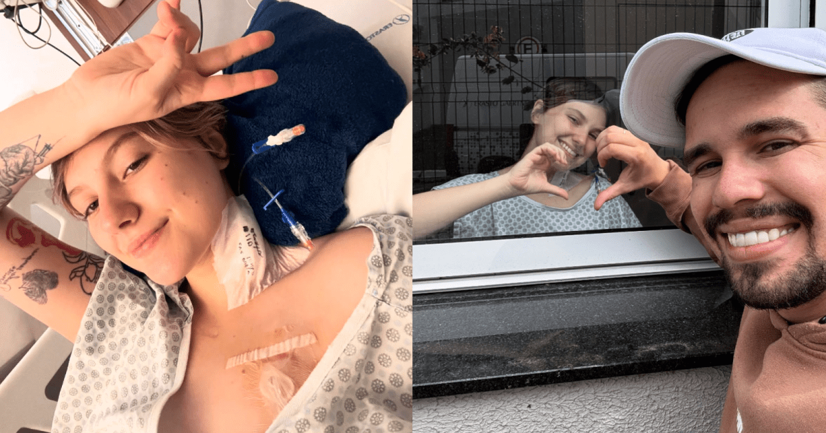 Isabel Veloso mostra internação e procedimentos para transplante de medula