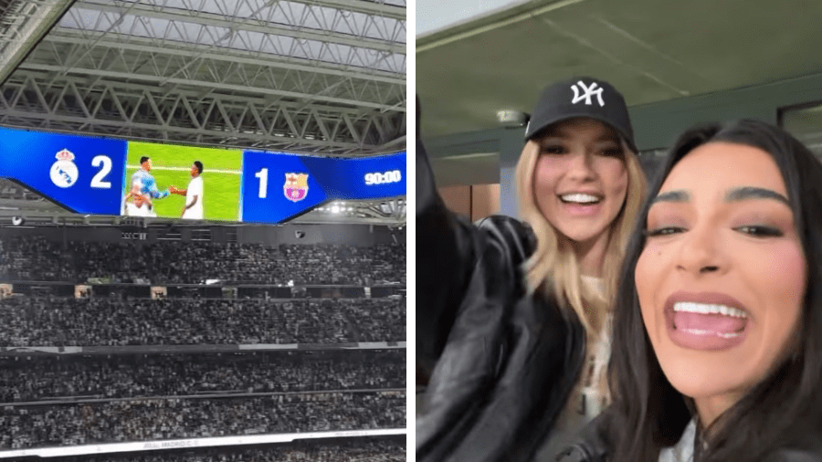 Virginia vai a jogo do Real Madrid após prometer segunda chance a Vini Jr. Virginia vai a jogo do Real Madrid após prometer segunda chance a Vini Jr.