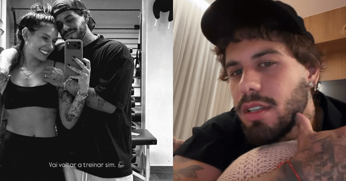 Após voltar para academia com Ana Castela, Zé Felipe reclama: “Doído”