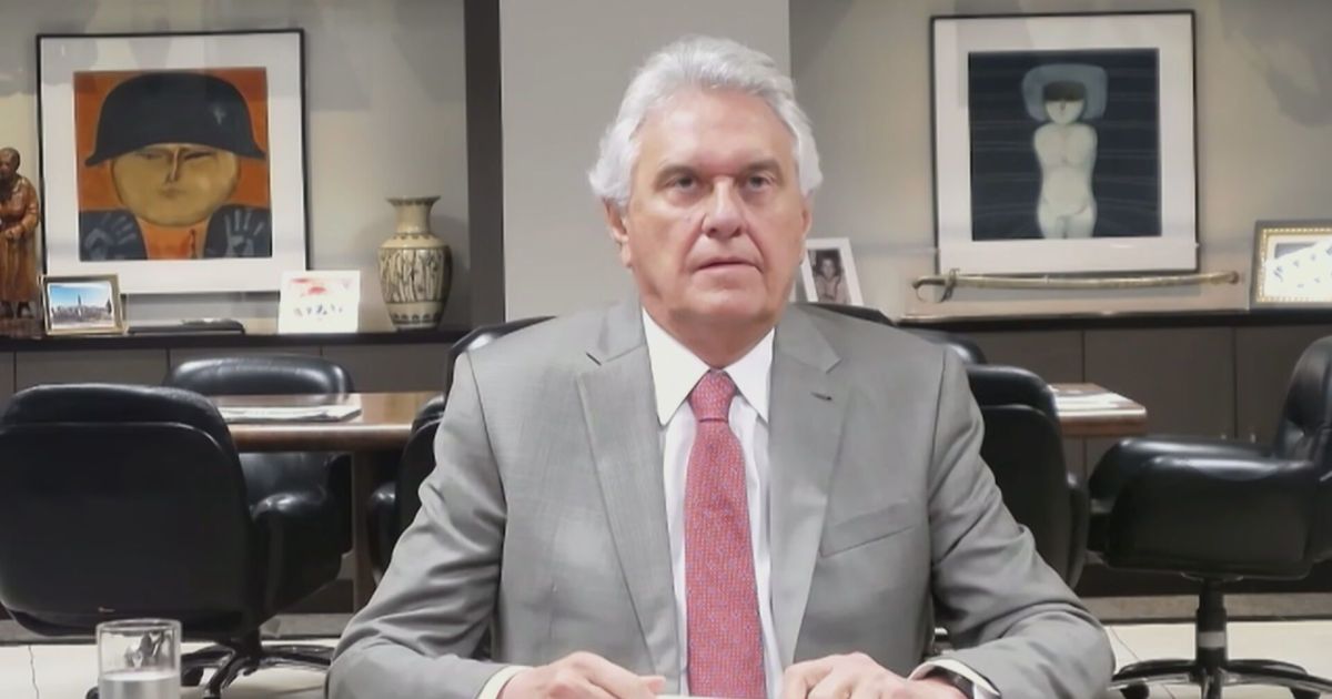 Caiado evolui favoravelmente de problema cardíaco, diz boletim