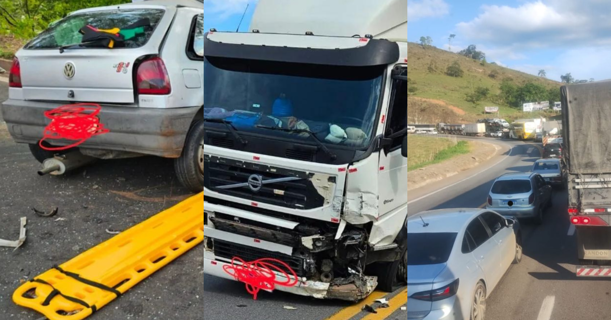 Quatro pessoas morrem após acidente em rodovia de Minas Gerais Quatro pessoas morrem após acidente em rodovia de Minas Gerais
