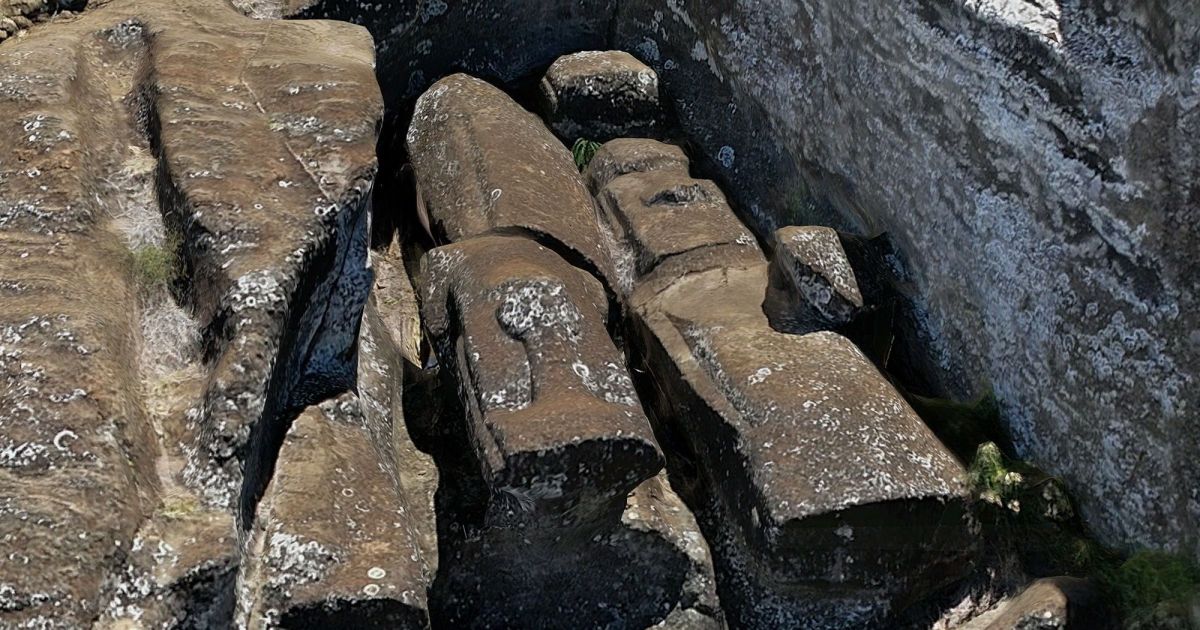 Pedreira da Ilha de Páscoa dá pistas de estátuas enigmáticas dos polinésios