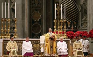 Papa Leão XIV conduz primeira Missa do Galo de seu pontificado
