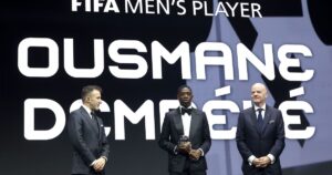 The Best 2025: Dembélé é eleito o melhor jogador do mundo pela Fifa