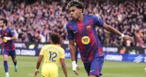 Yamal faz primeiro hat-trick da carreira, e Barcelona atropela Villarreal