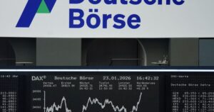 Bolsas da Europa caem após BCE manter juros inalterados e balanços