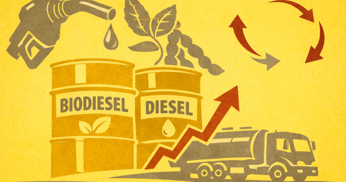 Alta do diesel reacende debate sobre mistura de biodiesel no Brasil Alta do diesel reacende debate sobre mistura de biodiesel no Brasil