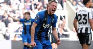 Newcastle vacila e Bournemouth vence com gol nos minutos finais