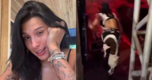 Ana Castela leva tombo ao subir em palco: “Fiquei numa raiva”; confira