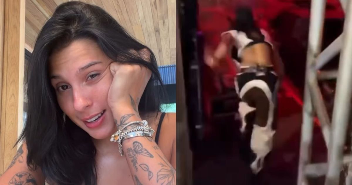 Ana Castela leva tombo ao subir em palco: “Fiquei numa raiva”; confira