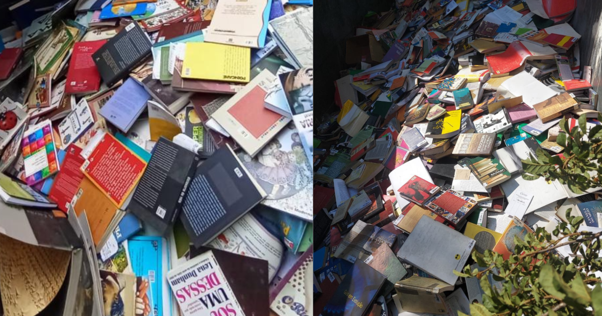 MP é acionado após descarte de 40 mil livros em Osasco