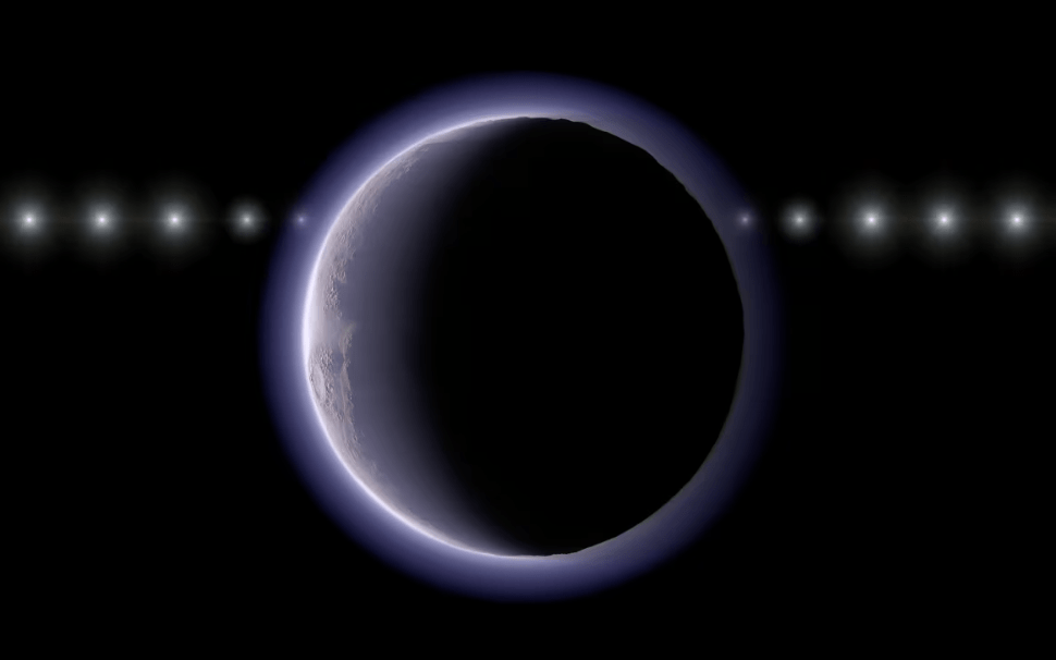 Atmosfera rara é vista em objeto pequeno do sistema solar externo
