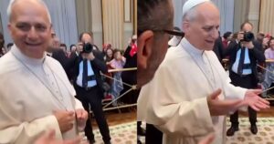 Padre mostra Papa Leão XIV reproduzindo trend “six seven” ao som de funk