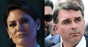 Flávio diz que Michelle Bolsonaro entrará na campanha no “tempo dela”