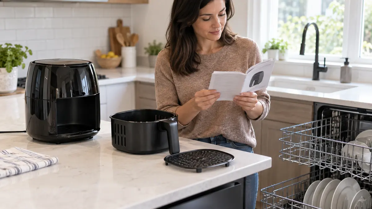 Air Fryer pode ir na lava-louças? O que verificar antes