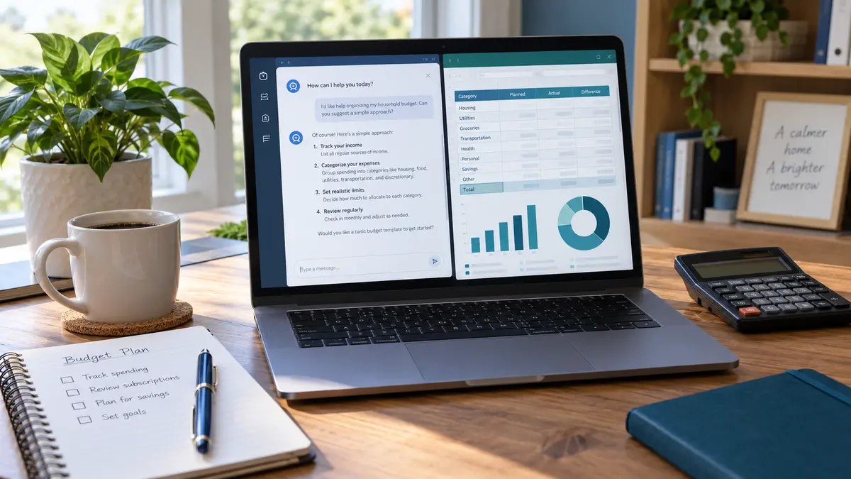 Como usar o ChatGPT para organizar o orçamento doméstico
